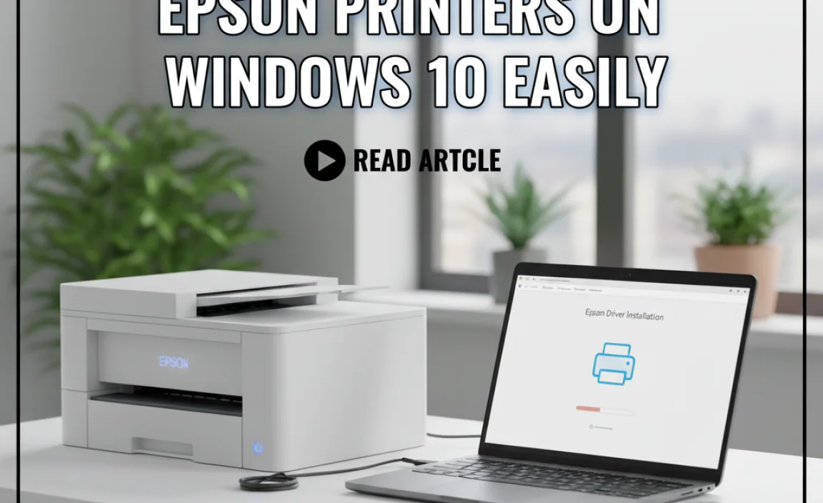 Download Drivers For Epson Printers On Windows 10 Easily