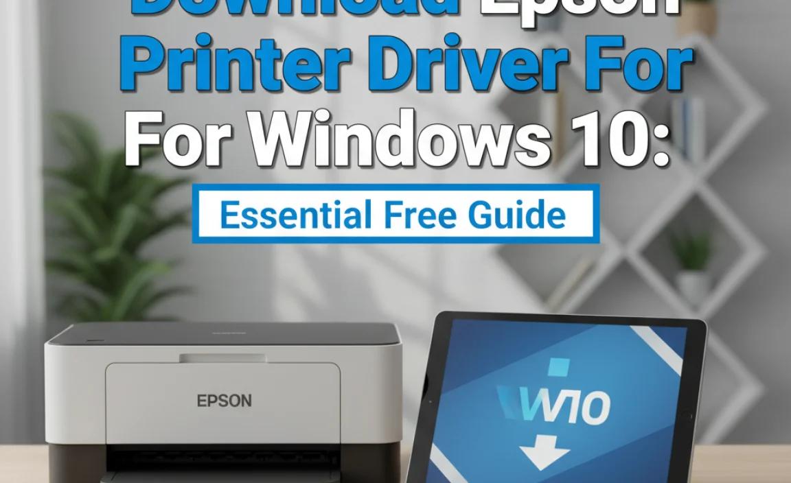 Download Epson Printer Driver For Windows 10: Essential Free Guide