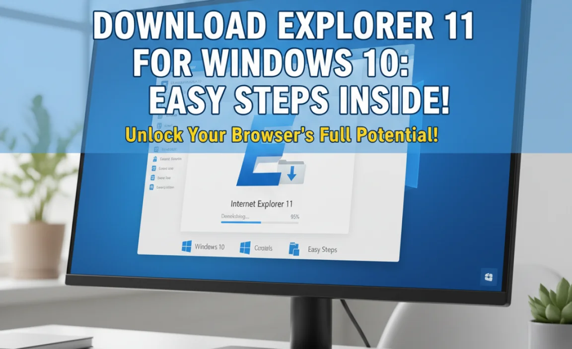 Download Explorer 11 For Windows 10: Easy Steps Inside!