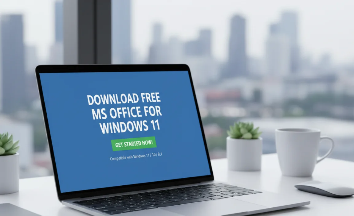 Download Free MS Office for Windows 11