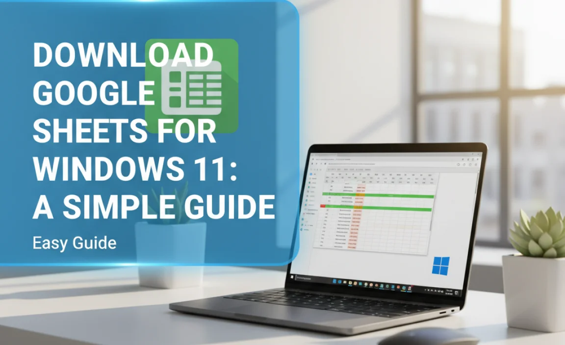 Download Google Sheets For Windows 11: A Simple Guide