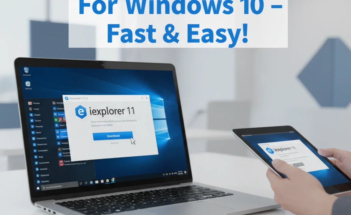 Download Iexplorer 11 For Windows 10 – Fast & Easy!