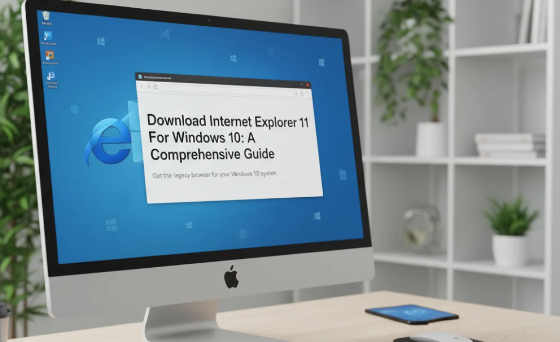 Download Internet Explorer 11 For Windows 10: A Comprehensive Guide
