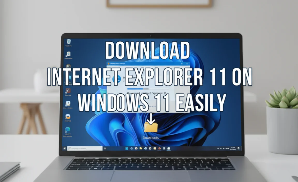Download Internet Explorer 11 On Windows 11 Easily