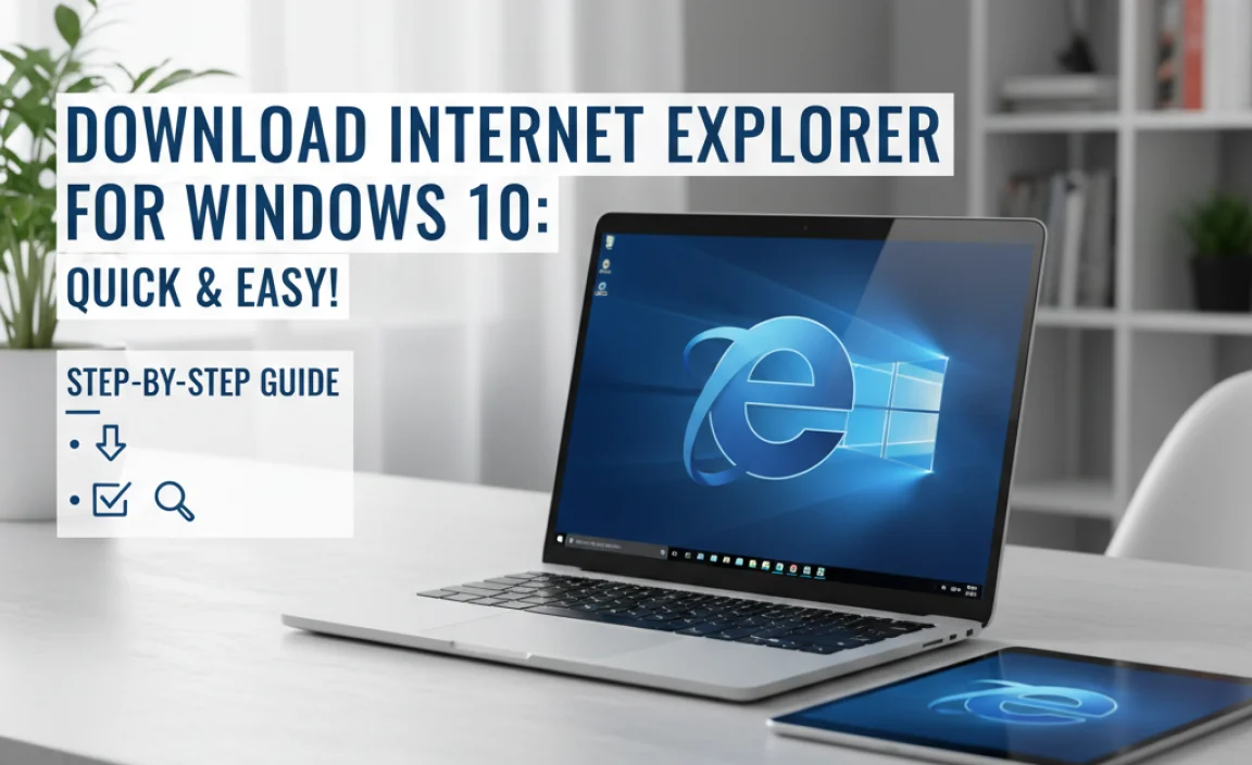 Download Internet Explorer For Windows 10: Step-By-Step Guide