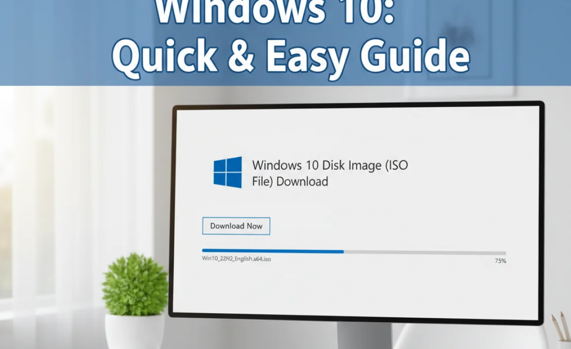 Download Iso File For Windows 10: Quick & Easy Guide