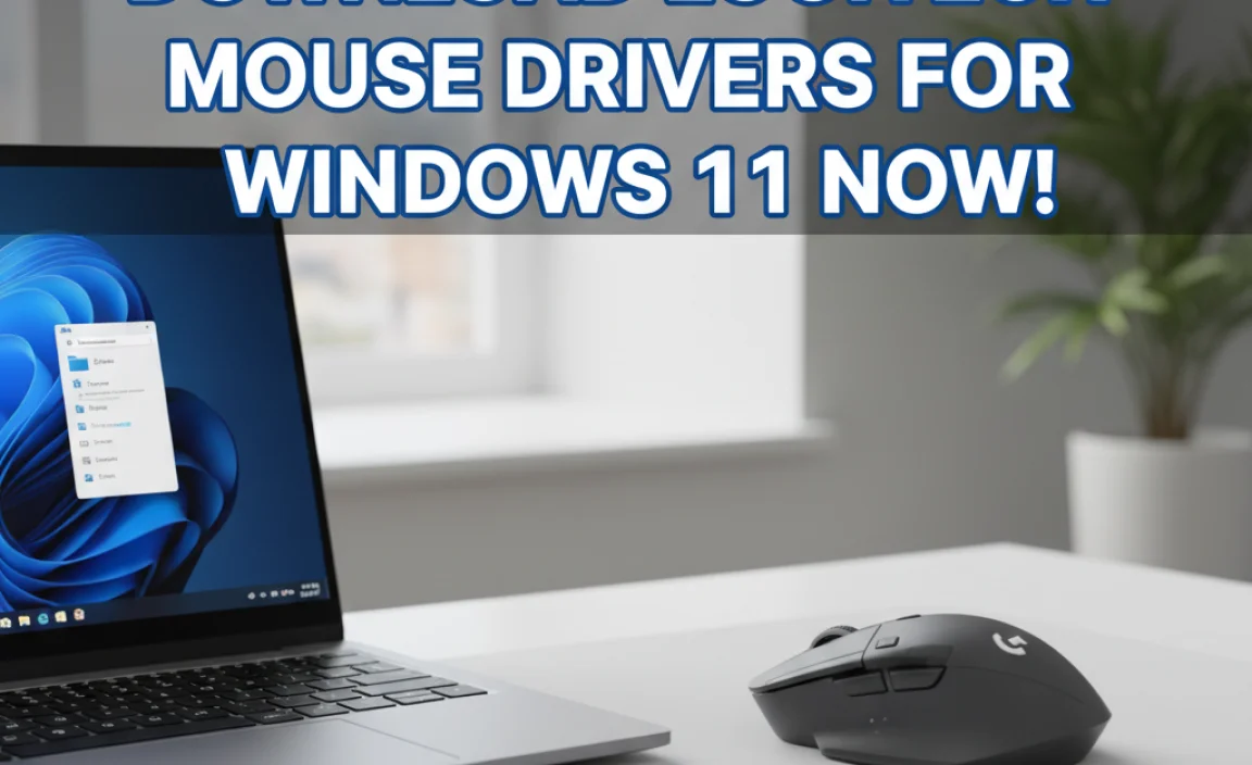 Download Logitech Mouse Drivers For Windows 11 Now!