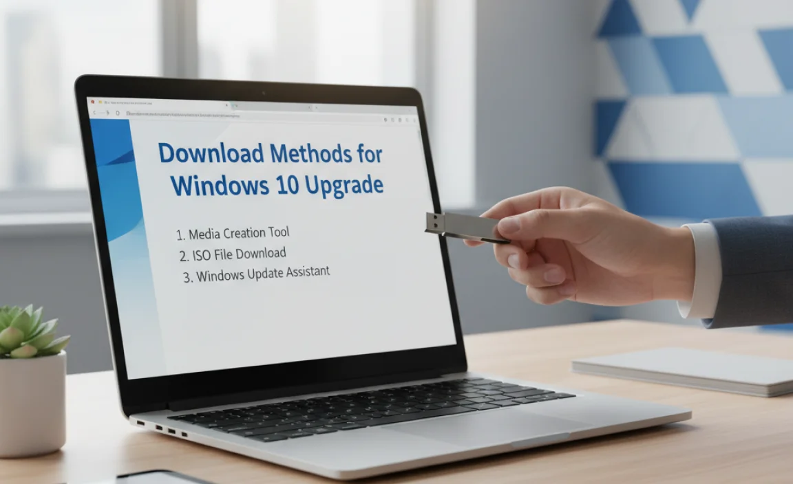 Download Methods for Windows 10 Upgrade