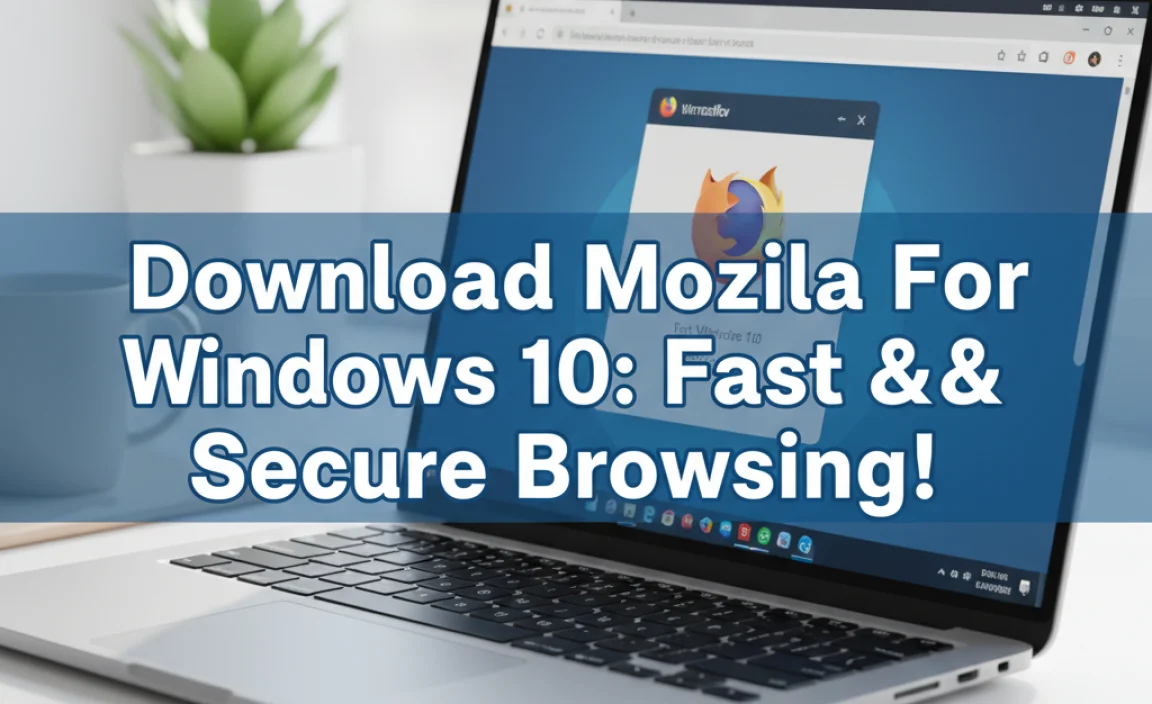 Download Mozilla For Windows 10: Fast & Secure Browsing!