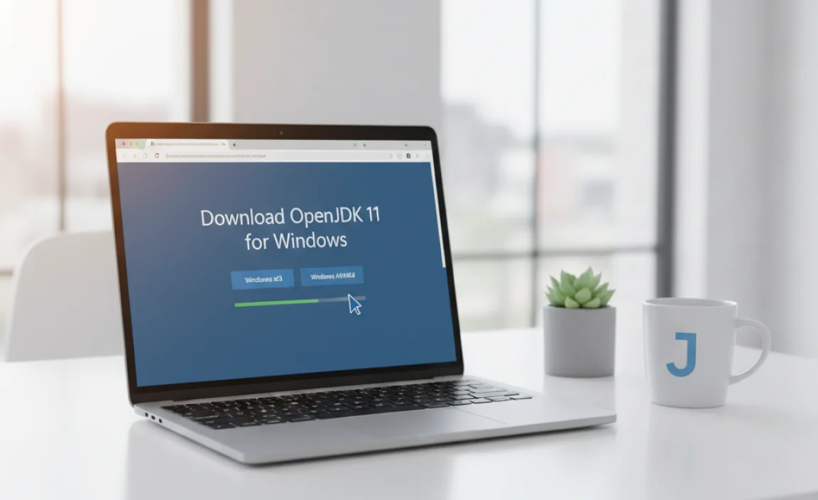 Download OpenJDK 11 for Windows