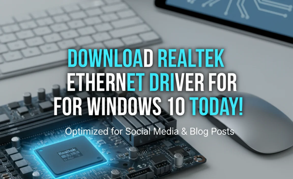 Download Realtek Ethernet Driver For Windows 10 Today!