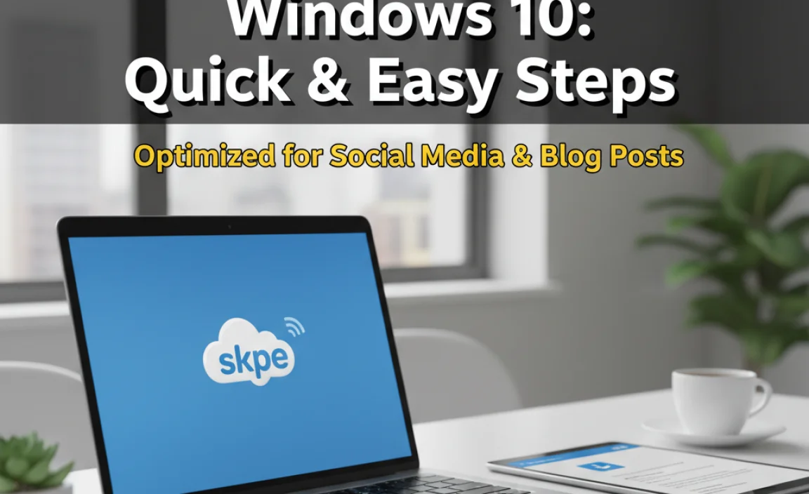 Download Skype For Windows 10: Quick & Easy Steps