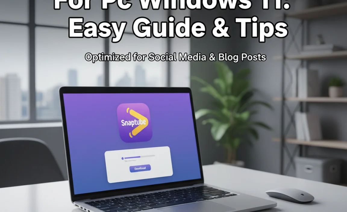 Download Snaptube For Pc Windows 11: Easy Guide & Tips