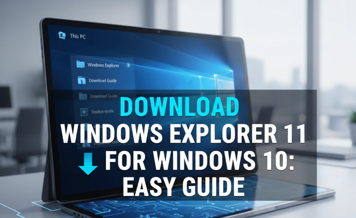 Download Windows Explorer 11 For Windows 10: Easy Guide