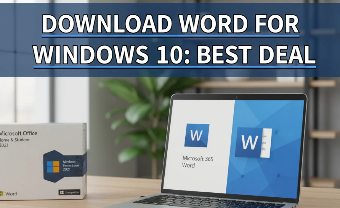 Download Word for Windows 10: Best Deal