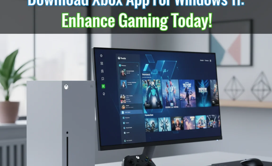 Download Xbox App For Windows 11: Enhance Gaming Today!