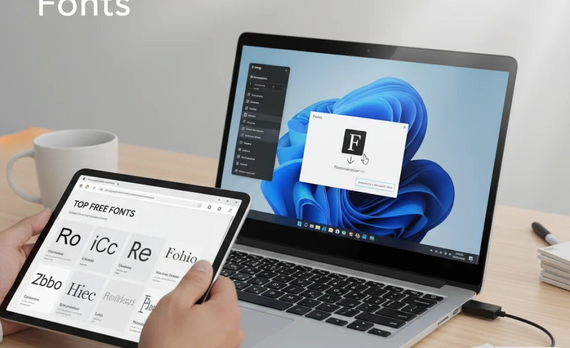 Downloading and Installing New Fonts