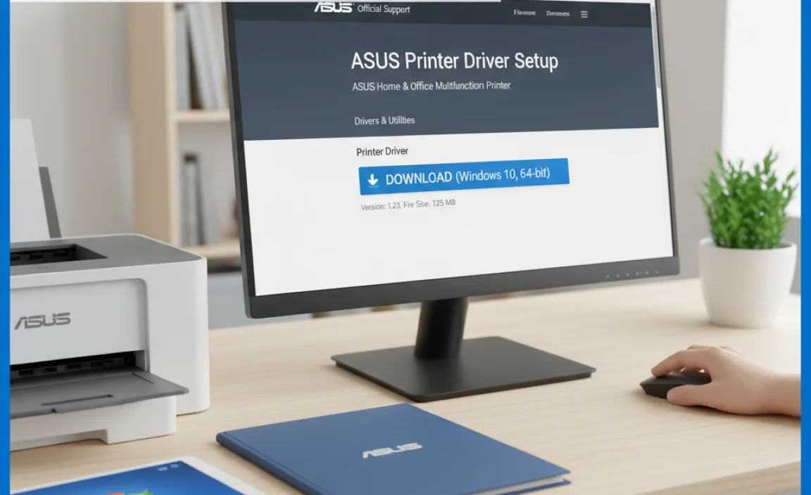 Downloading Asus Printer Driver for Windows 10
