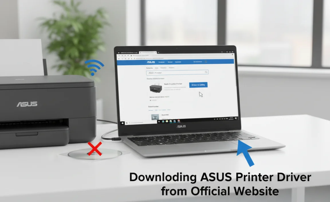 Downloading ASUS Printer Driver from Official Website