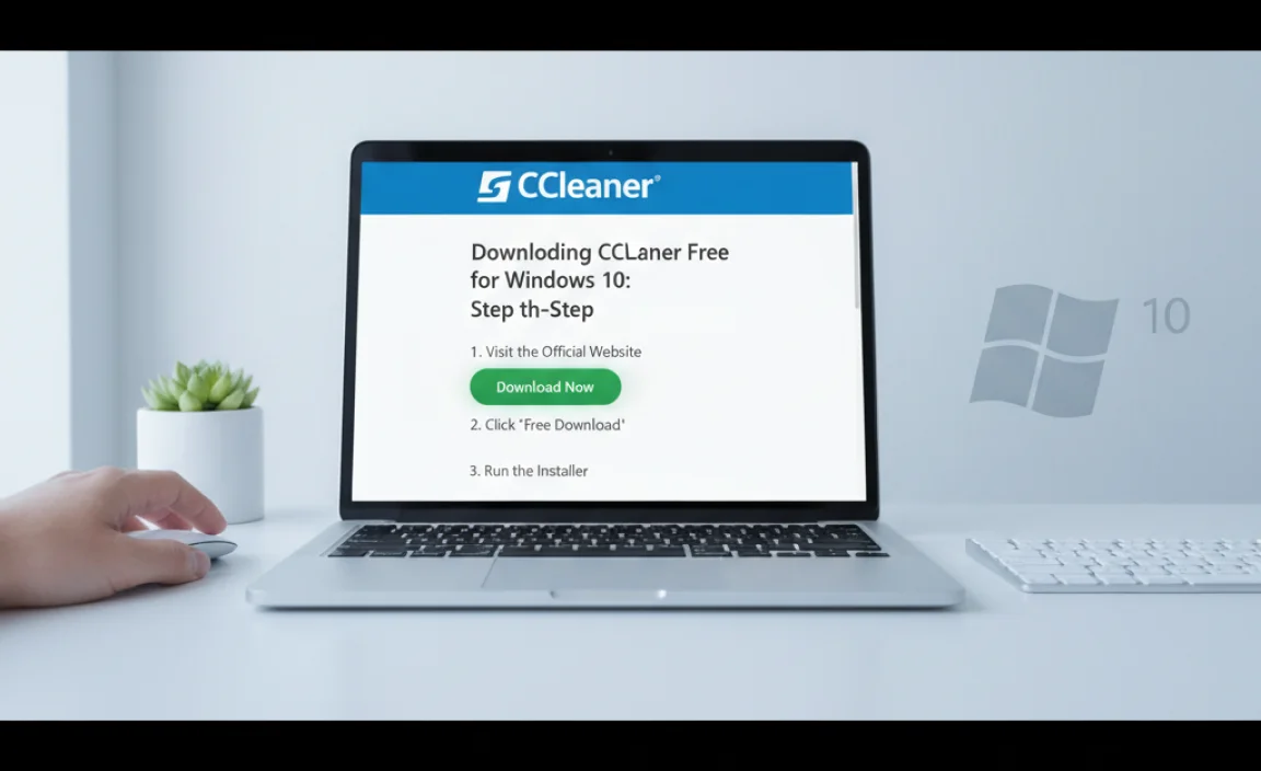 Downloading CCleaner Free for Windows 10: Step-by-Step