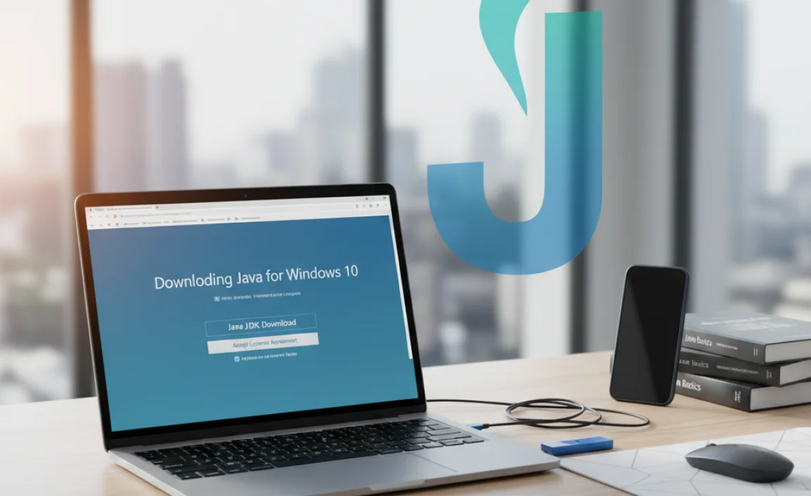 Downloading Java for Windows 10