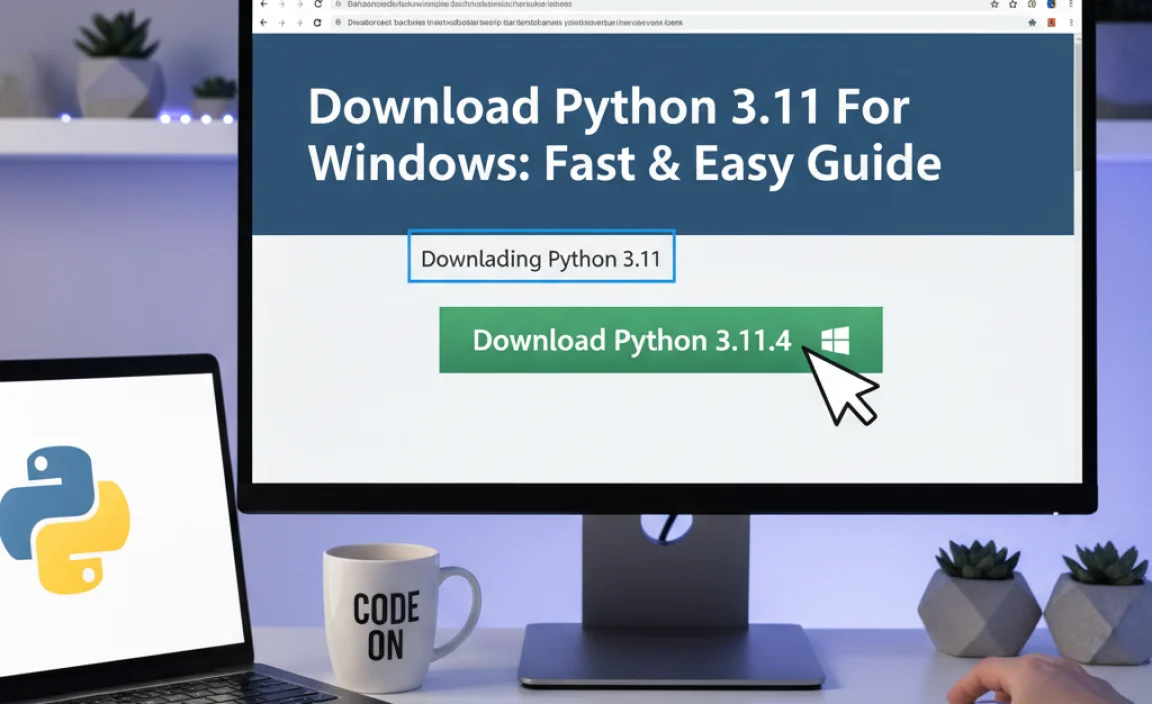 Downloading Python 3.11