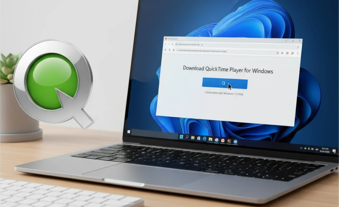 Downloading QuickTime Player on Windows 11