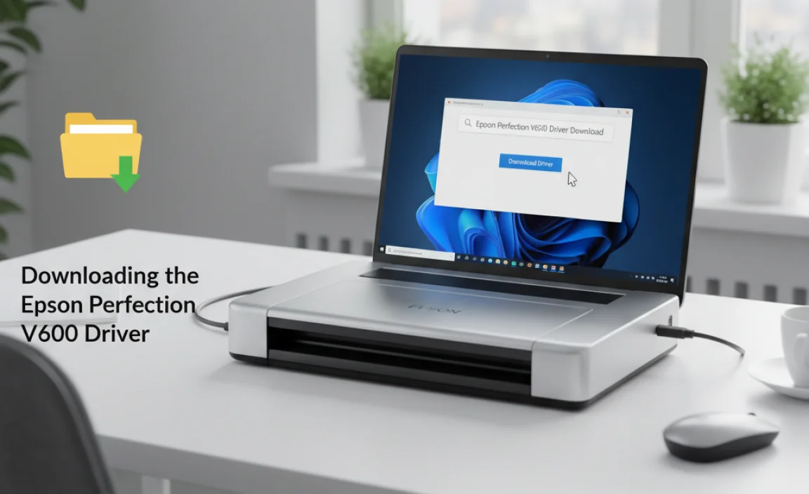 Downloading the Epson Perfection V600 Driver