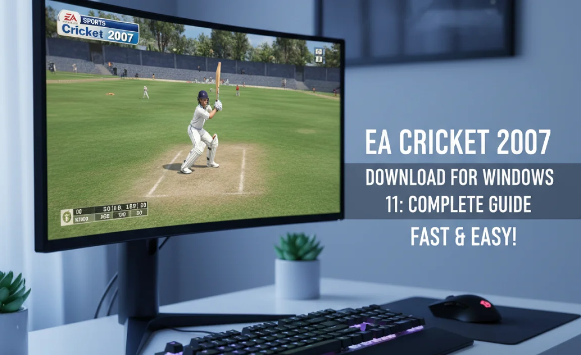 Ea Cricket 2007 Download For Windows 11: Complete Guide