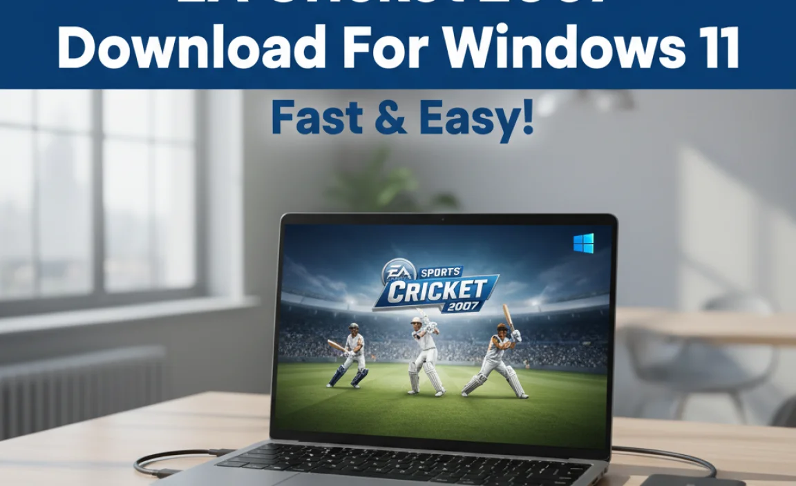 Ea Cricket 2007 Download For Windows 11: Fast & Easy!