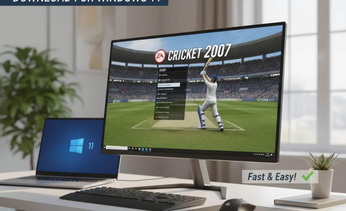 EA Cricket 2007 Download for Windows 11