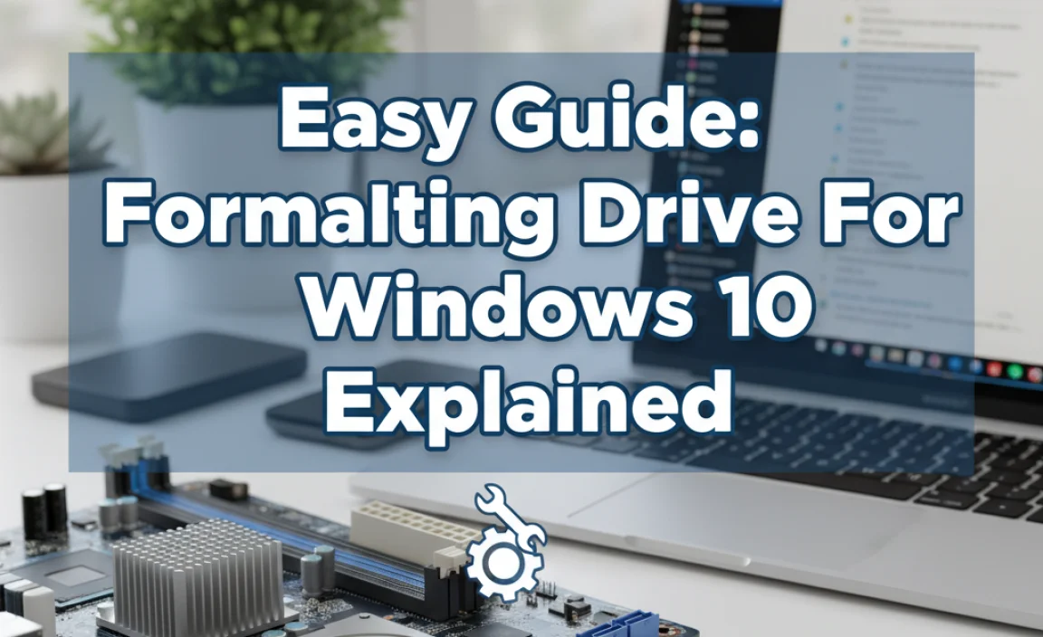 Easy Guide: Formatting Drive For Windows 10 Explained