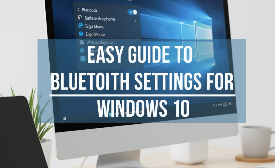 Easy Guide To Bluetooth Settings For Windows 10