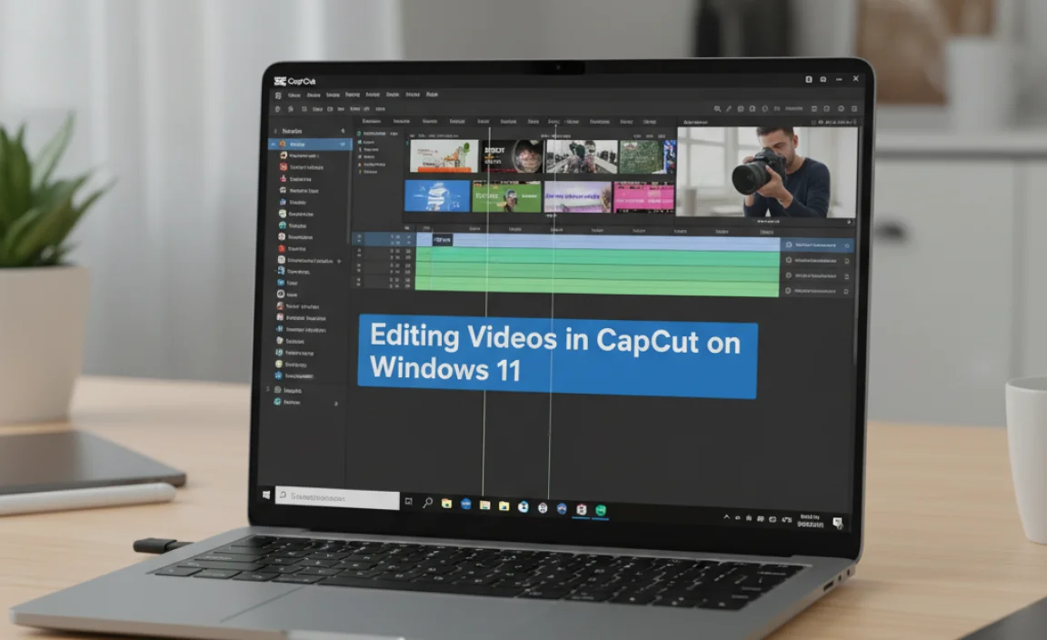 Editing Videos in CapCut on Windows 11