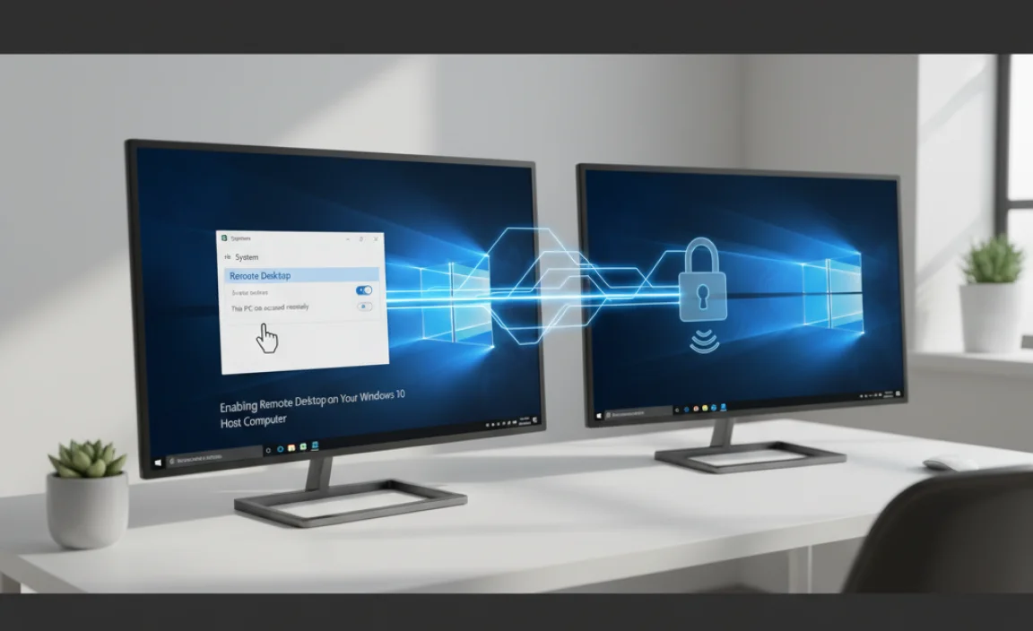 Enabling Remote Desktop on Your Windows 10 Host Computer