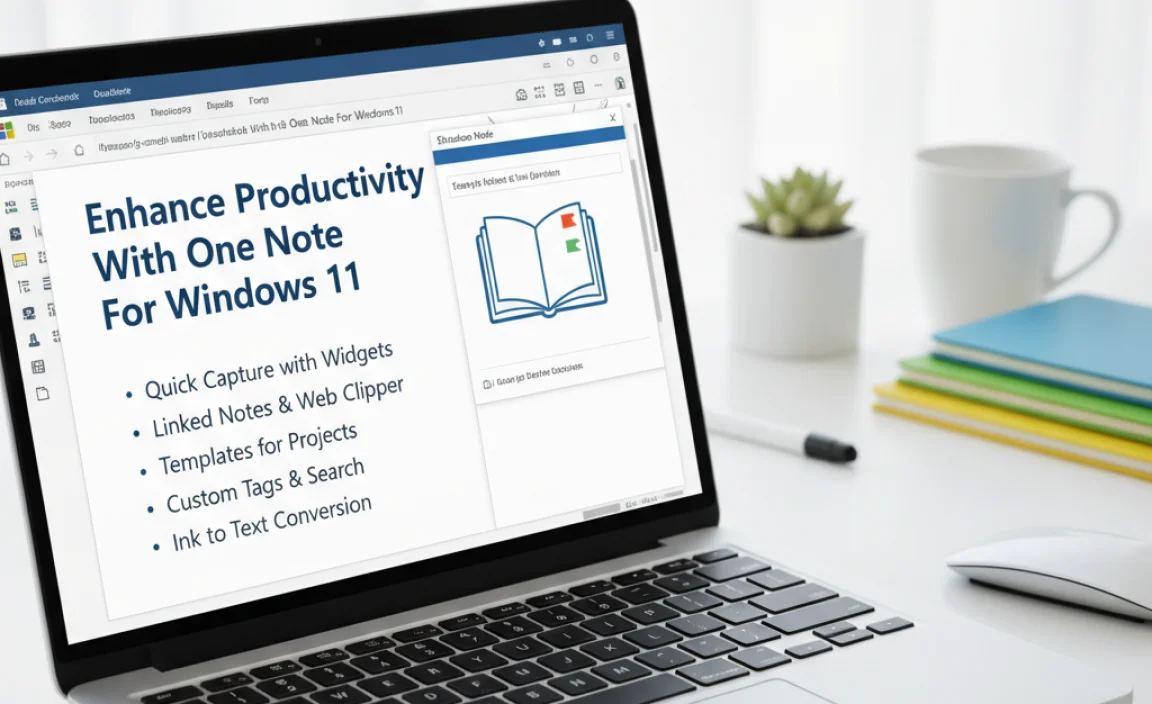 Enhance Productivity With One Note For Windows 11