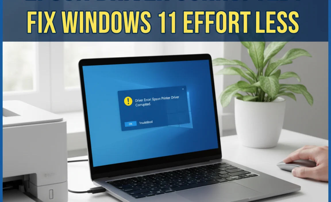 Epson Driver Corrupted? Fix Windows 11 Effortless