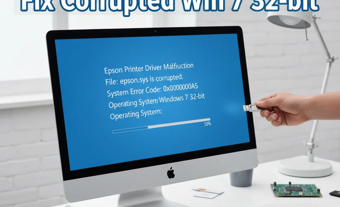 Epson Driver Error: Fix Corrupted Win 7 32-bit