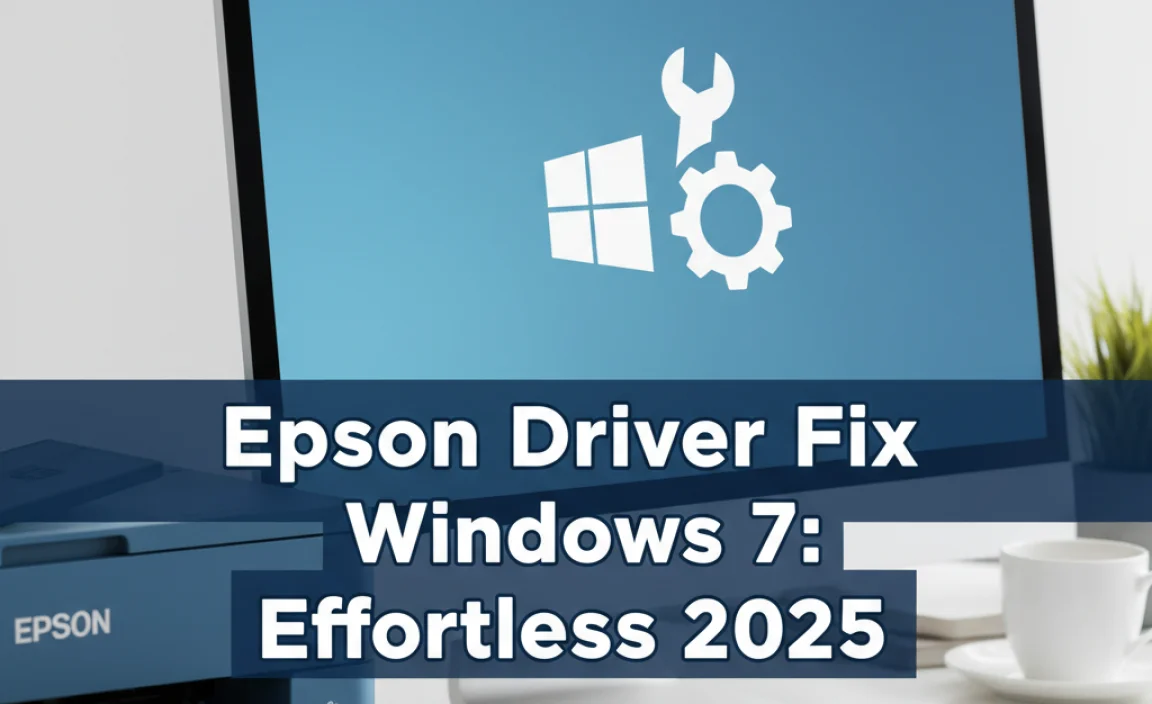 Epson Driver Fix Windows 7: Effortless 2025