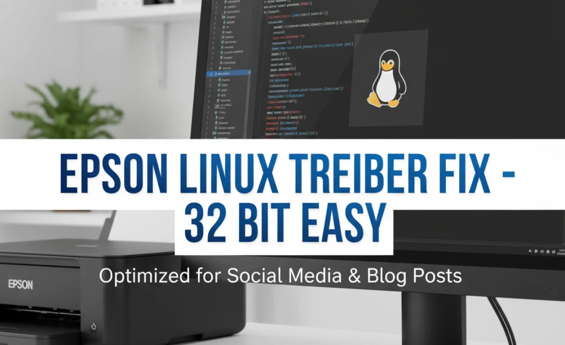Epson Linux Treiber Fix – 32 bit Easy