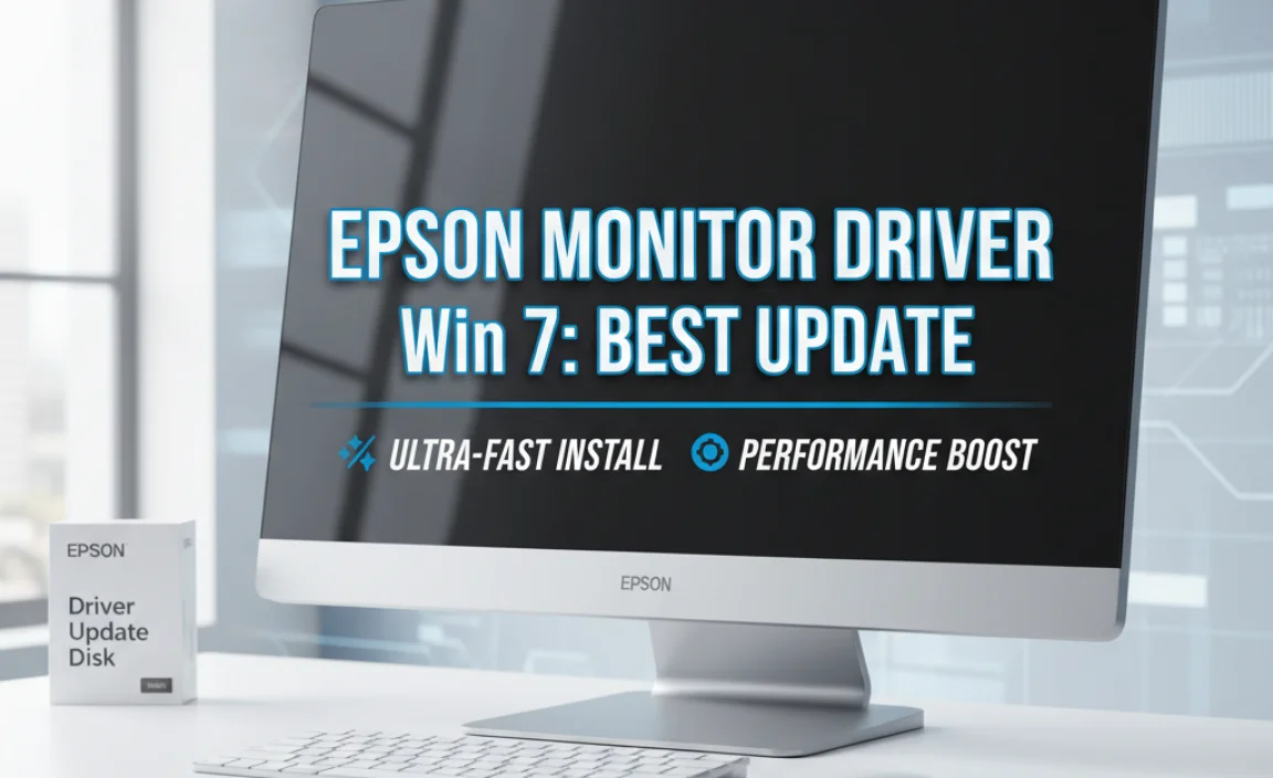 Epson Monitor Driver Win 7: Best Update