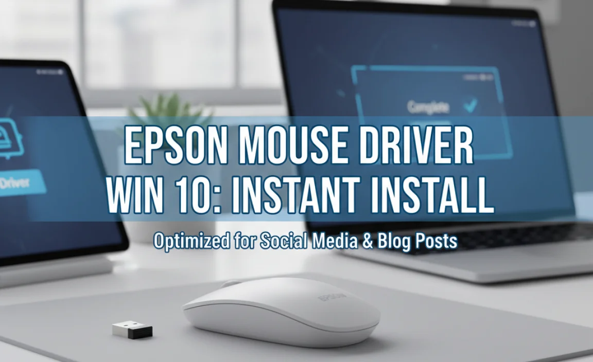 Epson Mouse Driver Win 10: Instant Install