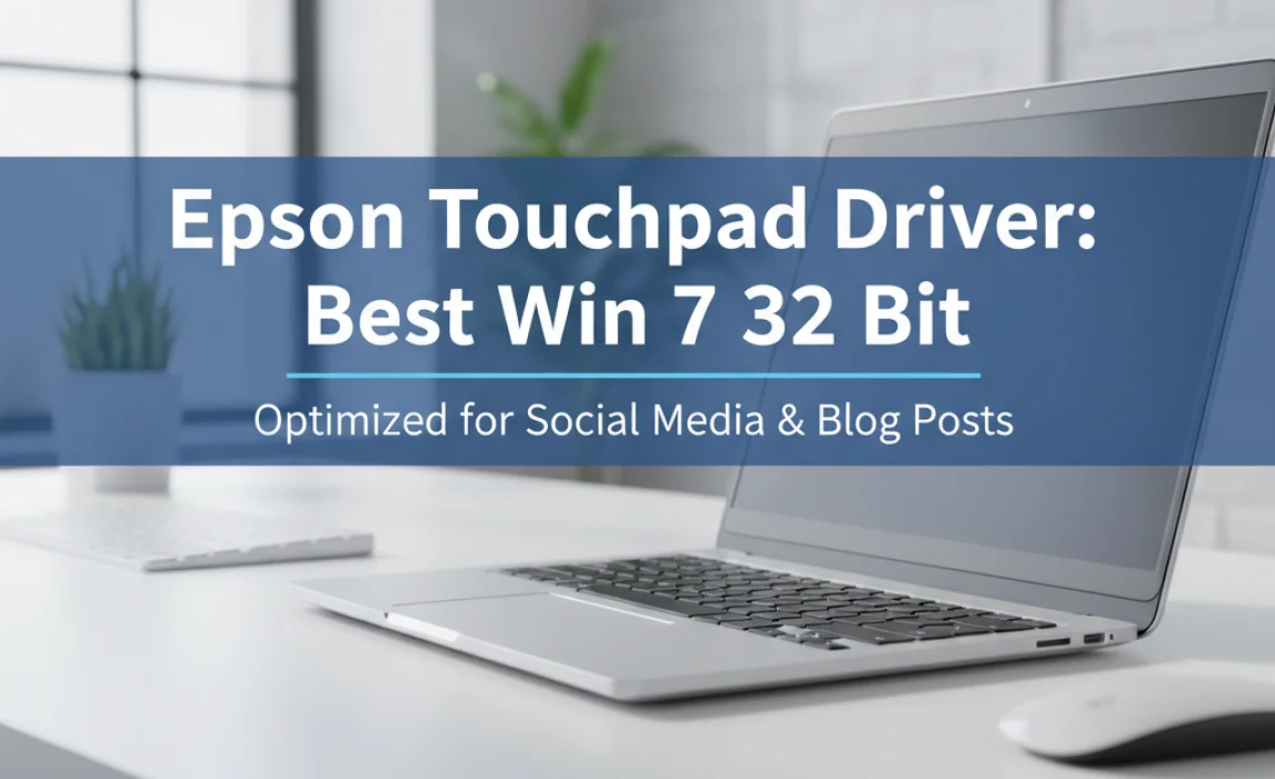 Epson Touchpad Driver: Best Win 7 32 Bit