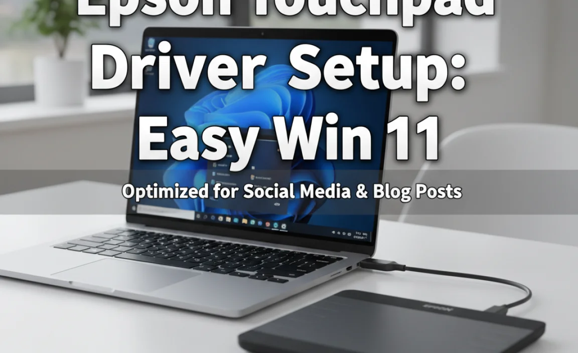 Epson Touchpad Driver Setup: Easy Win 11