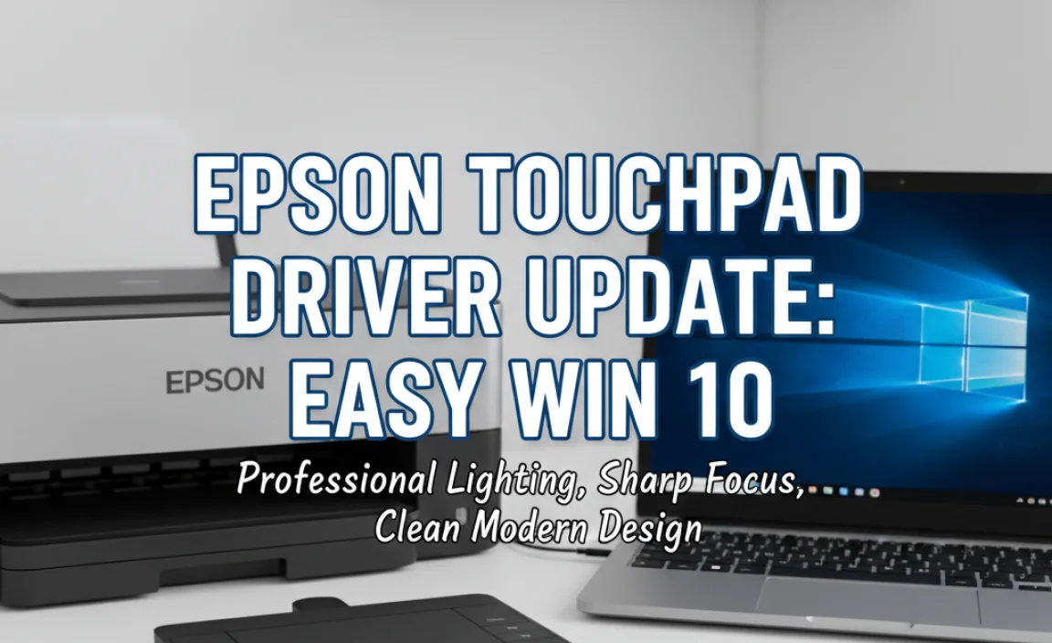 Epson Touchpad Driver Update: Easy Win 10