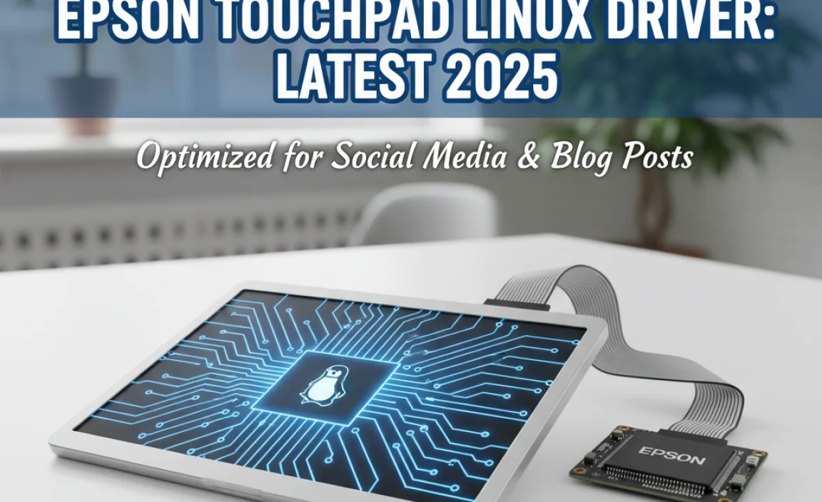 Epson Touchpad Linux Driver: Latest 2025