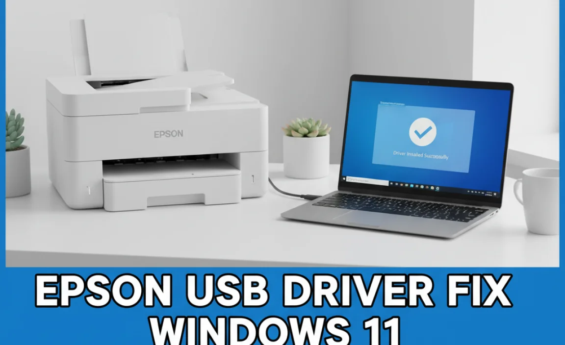 Epson USB Driver Fix Windows 11 Free & Easy