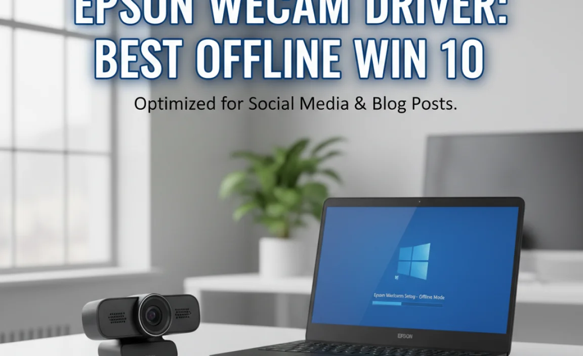 Epson Webcam Driver: Best Offline Win 10