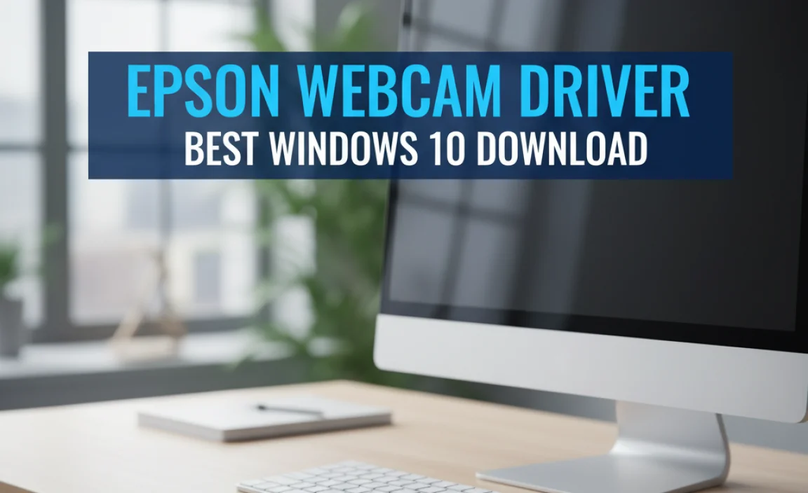 Epson Webcam Driver: Best Windows 10 Download