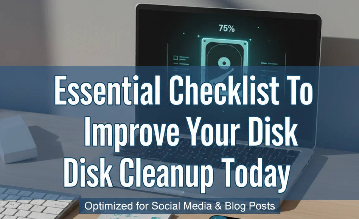 Essential Checklist To Improve Your Disk Cleanup Today